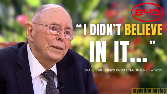 Charlie Munger on BYD: The Investment He Tried to Stop! | Final Interview with CNBC 2023