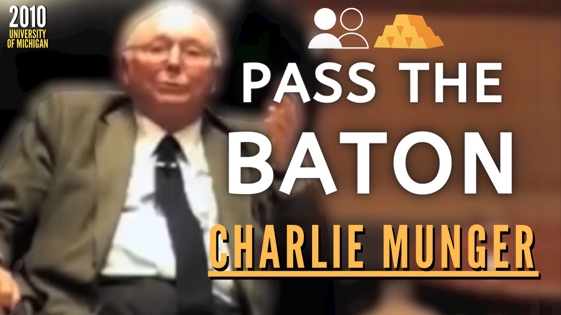 Charlie Munger on the Iron Rule of Life. | University of Michigan 2010【C:C.M Ep.198】