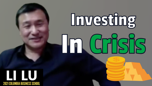 Li Lu: How to Profit During a Financial Crisis. | CBS 2021【C:L.L Ep.7】