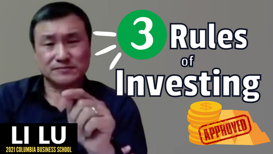 Li Lu's 3 Important Rules of Investing (MUST WATCH) | CBS 2021【C:L.L Ep.14】