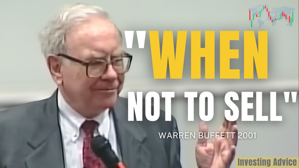 Warren Buffett on When NOT to Sell a Stock | Terry Leadership Speaker Series 2001